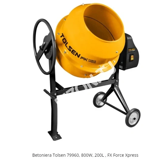 Бетономешалка Tolsen FX Force Xpress 79960, 850Вт, 200л , 